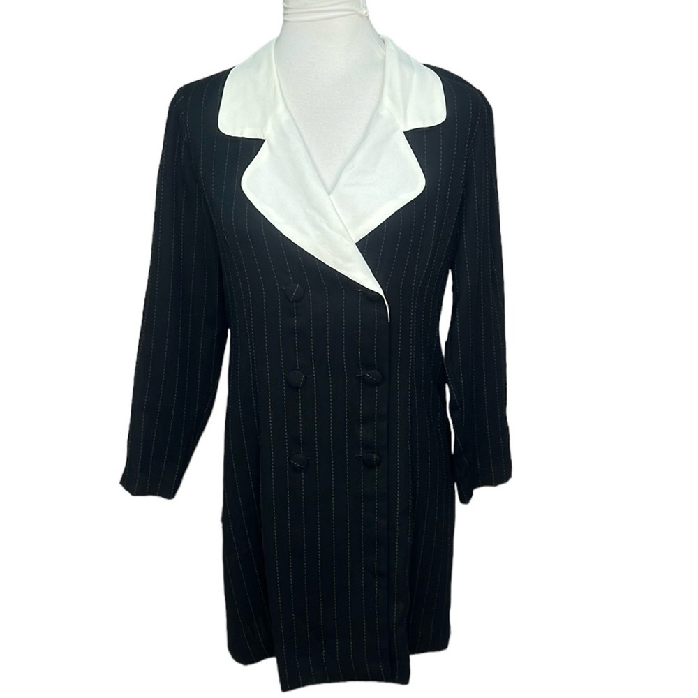Harlow Pinstriped Jacket Dress